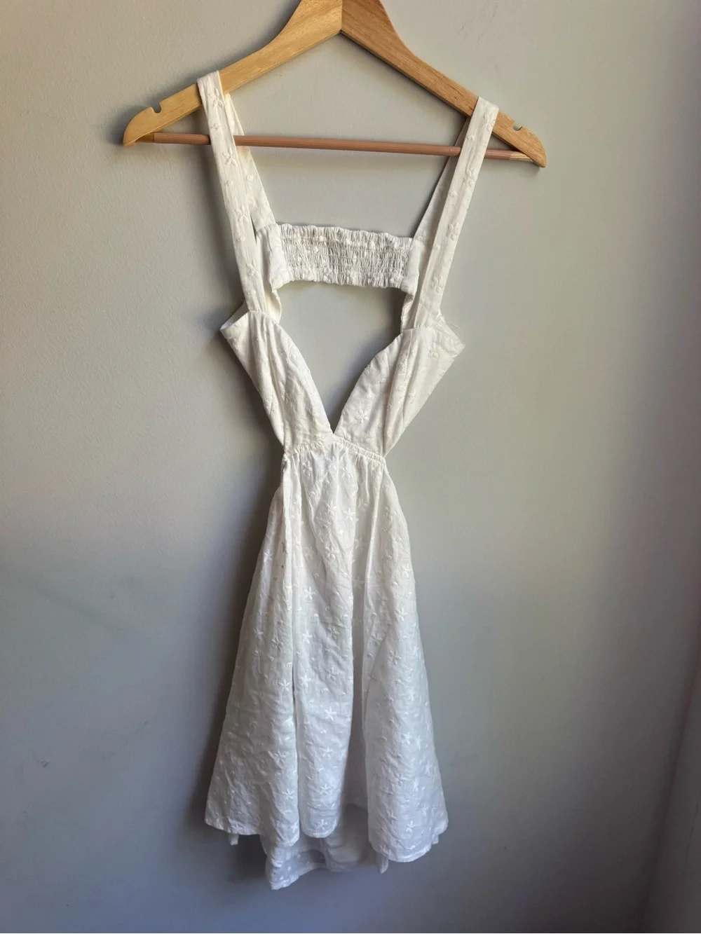 Kahlia Princess Polly White Eyelet Cutout Sundress